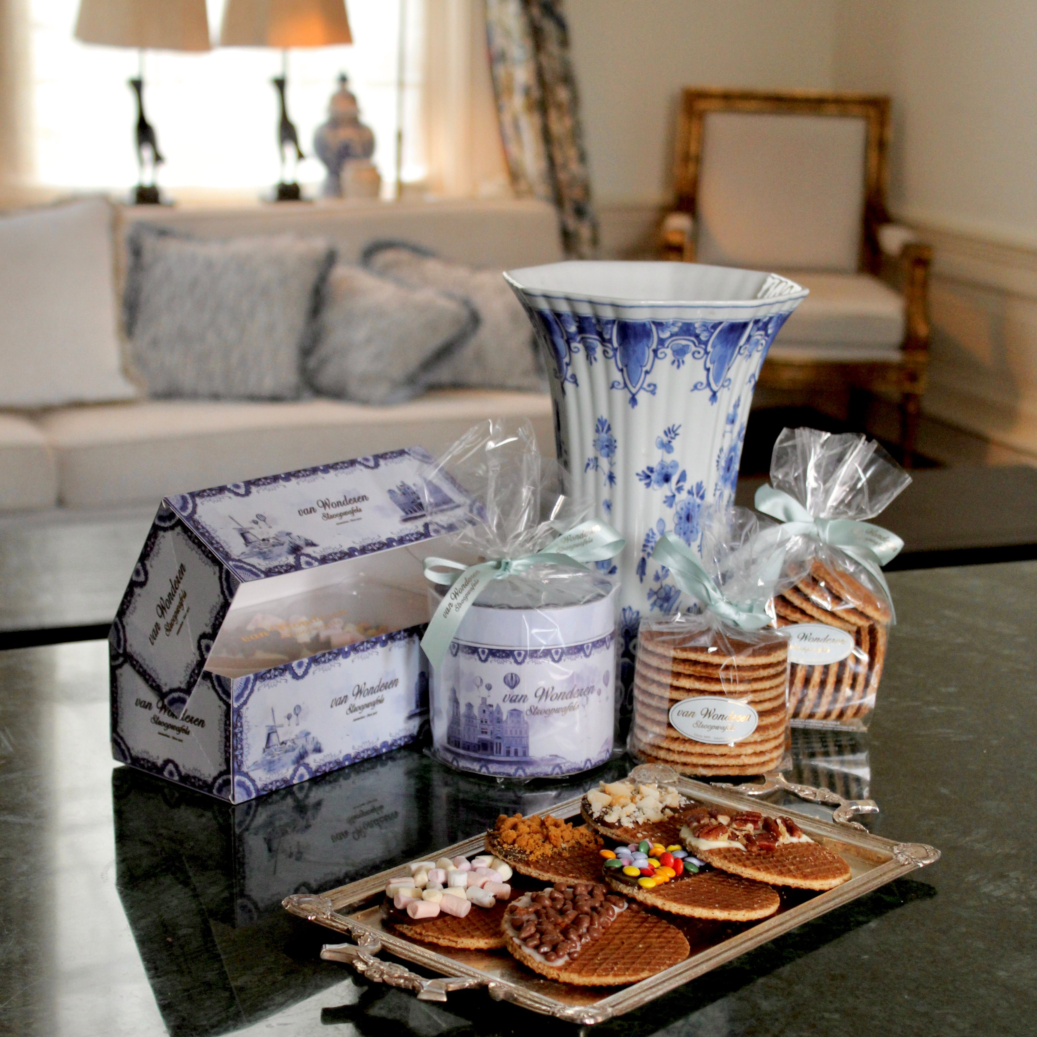 Delfts Blau Geschenkbox Klein - 4 Artikel