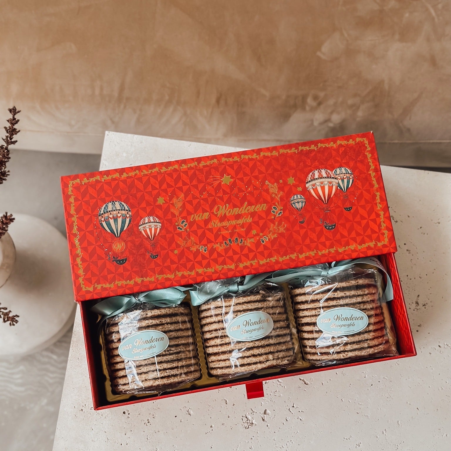 Saisonale Dreifachbox
